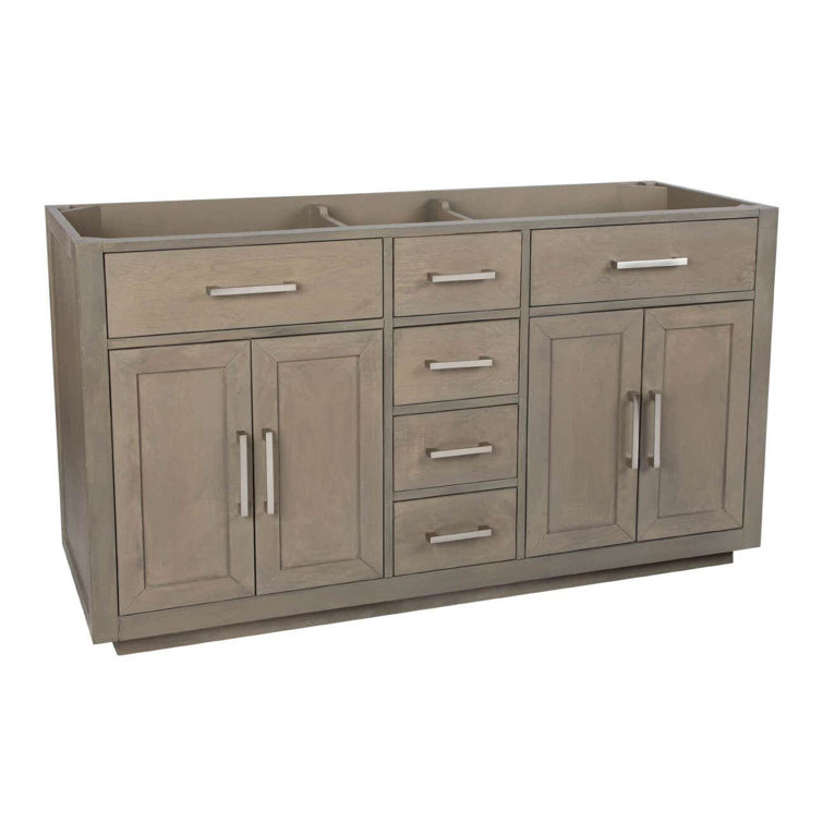 Red Barrel Studio® 59'' Double Bathroom Vanity Base Only Wayfair